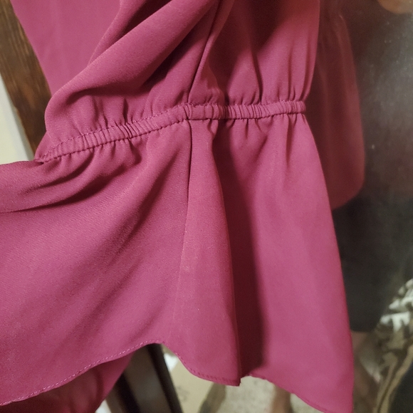 Maurice polyester blouse with stitching. - Picture 7 of 8